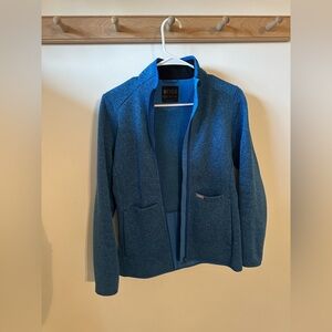 Figs knit scrub jacket